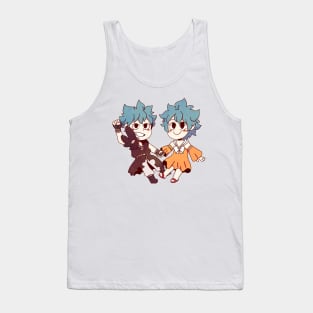 Yaje and Shutora in Gajeel's and Levy's clothes Tank Top